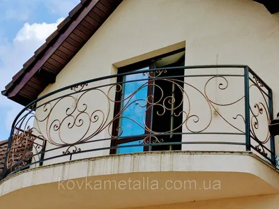 Кованые перила на балкон арт.кп 40: продажа, цена в Киеве. Кованые  лестницы, перила от \"«УНІВЕРСАЛ»\" - 725139669