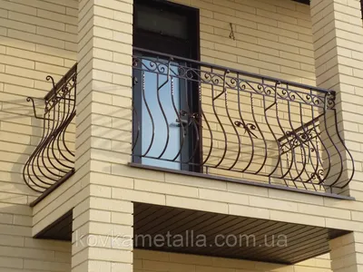 Кованые перила на балкон арт.№ 38, цена 1750 грн — Prom.ua (ID#167137283)