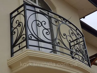Кованые перила на балкон арт.кп 41, цена 2850 грн — Prom.ua (ID#810118143)