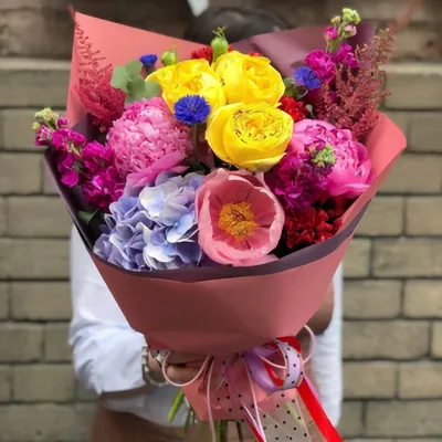 Цветы Экзотический букет с королевской протеей #DM69 доставка Владивосток