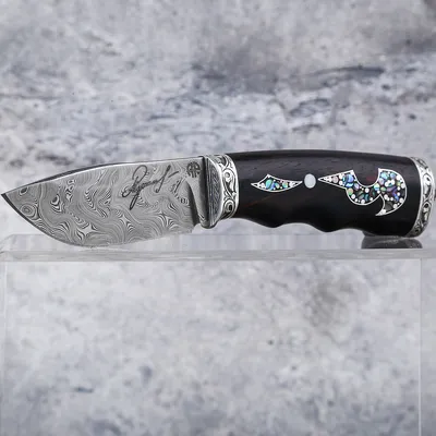 Эксклюзивный нож с фиксированным клинком \"Эксклюзивный №1\" 6  NRU/EXCLUSIVE-1 Ножи Рукавишникова купить с доставкой