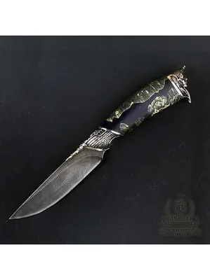 Эксклюзивный нож дамаск \"Пираты Карибского моря\". Купить нож из дамаска  ручной работы в Харькове.