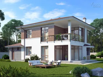 Проект современного дома Монелья, 220 м² — Надежное строительство вашего  дома