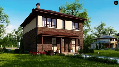 Авторский дизайн экстерьра домов от компании - Dniprobud