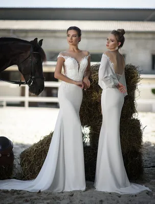 Пышное свадебное платье из атласной ткани Sellini Desti | Купить свадебное  платье в салоне Валенсия (Москва)