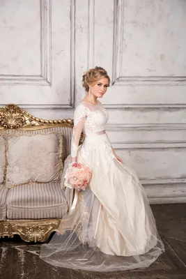 свадебное платье в этно стиле Liberta PL17 | Купить свадебное платье в  салоне Валенсия (Москва)