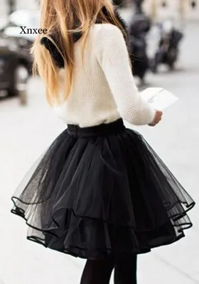 Стильная и оригинальная пышная юбка из фатина - это обязательный предмет  гардероба любой девушки