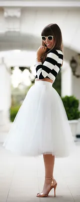 Купить пышную юбку серого цвета в Модном доме Екатерины Смолиной