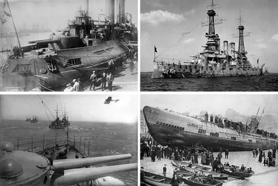 Первая мировая война на Море (подводные лодки, корабли ... )
