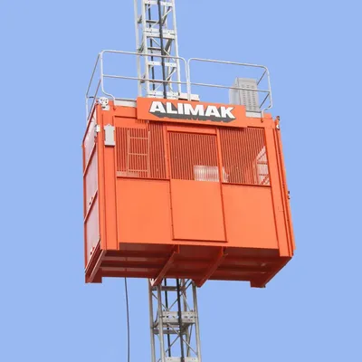 Грузопассажирский мачтовый подъёмник ALIMAK SCANDO 450 взять в аренду по  выгодной цене в Москве