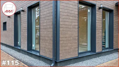 Японский фасад для дома из газобетона - панели KMEW - YouTube