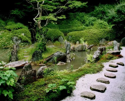 Японский сад камней и его обустройство