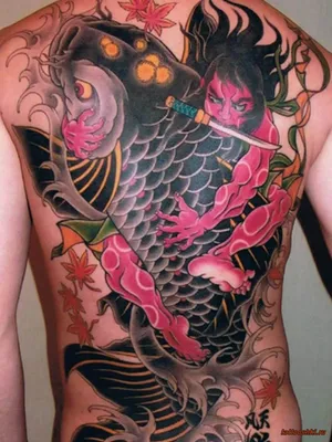 Традиционная японская татуировка от Сергея Лепехина | iNKPPL