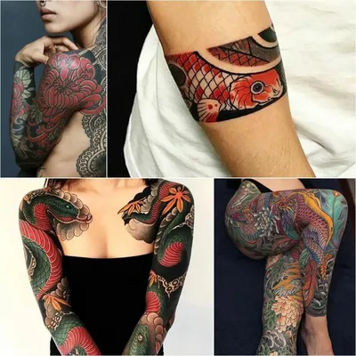 Тату в японском стиле. История и значение японских татуировок