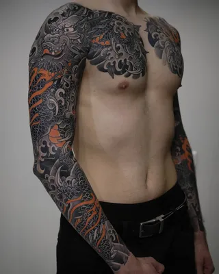 Тату в японском стиле - цены на татуировки от лучших мастеров в салоне  Syndicate Tattoo в Москве