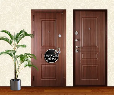 Купить Квартирная входная дверь коричневого цвета с отделкой МДФ ДКВ-103 с  установкой недорого