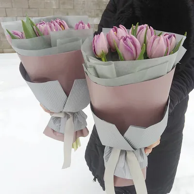 Букет из 11 пионовидных тюльпанов купить в Краснодаре по лучшей цене с  доставкой.