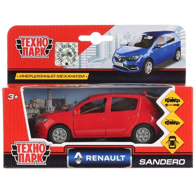 Модели машинок : Модель машины Renault Sandero 12 см