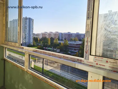 Остекление балконов и лоджий 137 серия «под ключ» в Санкт-Петербурге
