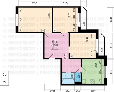 137 серия домов: планировка 3-х комнатной, 2-х комнатной и 1-комнатной  квартиры, проекты