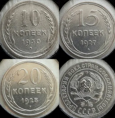 Монеты СССР регулярного чекана 1924–1931 годов. | МОНЕТЫ - моя коллекция!!!  | Дзен