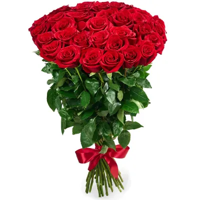 Сердце из 35 красных роз по цене 12215 ₽ - купить в RoseMarkt с доставкой  по Санкт-Петербургу