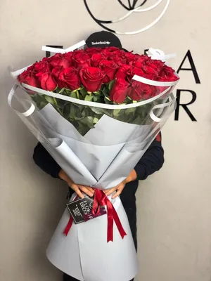 Купить букет Букет из 35 роз (90-100см) в Астане с круглосуточной доставкой  | Каталог цветов Flora Décor