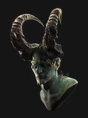 3D скульптура демона | Пикабу