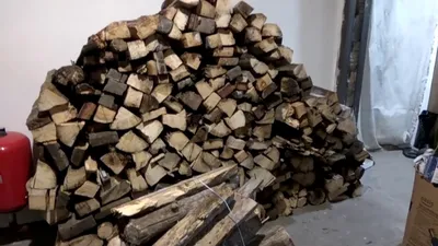 На сколько хватит куба дров - YouTube