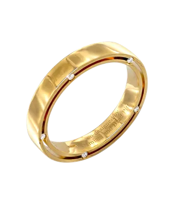 Кольцо из Белого Золота 750 пробы с Бриллиантовой Дорожкой огранки «Круг»  размер 3,0 мм, 1,1 ct купить в apsen-diamond.com.ua