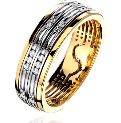 Купить Кольцо, золото 750 пробы, с бриллиантом 0.10 карат. Размер 19,5.,  цена 36325 ₴ — Prom.ua (ID#651434924)