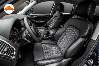 Перетяжка салона автомобиля кожей Audi Q5