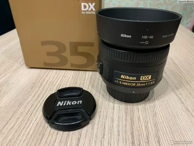 Объектив Nikon 35mm f/1.8G AF-S DX Nikkor - «Идеальный объектив для  шикарных фото» | отзывы