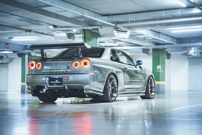 Nissan Skyline R34 Gt-R At Night City (Need For Speed) Live Wallpaper