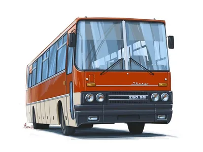 Автобус икарус картинки - 82 фото