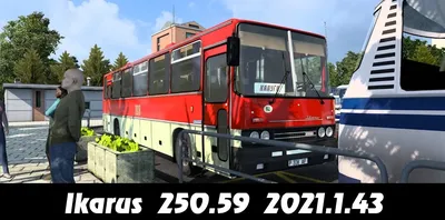 Скачать Euro Truck Simulator 2 \"Автобус Икарус 250-59 Аполло\" [1.46] -  Транспорт