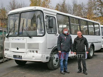 Отгрузка отечественного автобуса ПАЗ 4234-05 со склада Транспортного Центра