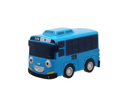 Маленький автобус Тайо - Тайо, Роги, Лэни, Гани и Ситу. Набор из 5-и  игрушек - Mир Kорейских Tоваров