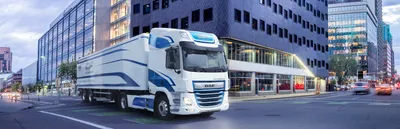 Инновационные грузовые автомобили DAF с электрическим приводом