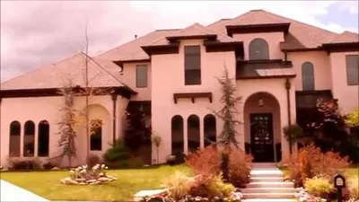 США: Большие дома, красивые дворы богатых Американцев - 2. жизнь в Америке,  в США. - YouTube