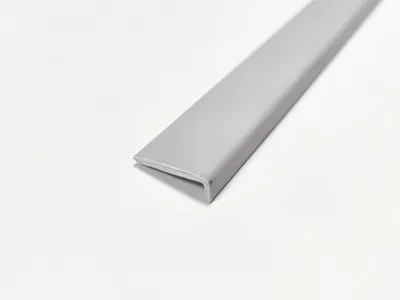 Уголок арочный гибкий ПВХ декоративный 5х17 мм длина 2,7м CEZAR (Польша),  К1705105 Светло-серый, 5шт