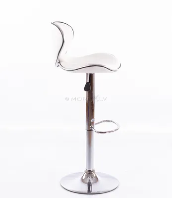 Белые барные стулья B03 - 2 шт. 2-GB-B03-WHITE Барные стулья купить в Риге  с доставкой, цена, заказать в интернет магазине | MOREX