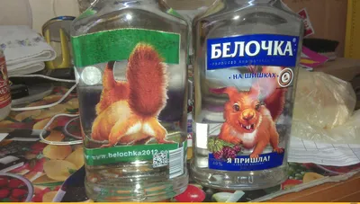 Belochka russian vodka, design: http://www.alcoholdesign.ru/