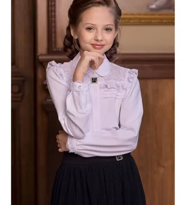 Купить блузка для девочек Розовый Какаду цв. белый р-р. 122, цены в Москве  на СберМегаМаркет | Артикул: 100028169540