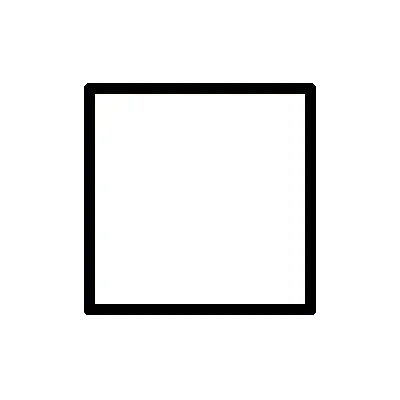 Белый квадрат фото