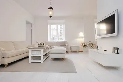 Белый ламинат в интерьере квартиры - 54 фото
