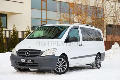 Микроавтобус Mercedes Benz Vito белый в аренду с водителем - новости Right  Rent