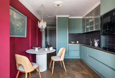 Кухня бирюзового цвета: фото, дизайн интерьера, сочетания