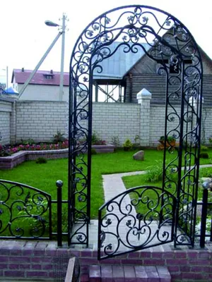 Кованые арки фото цена | Каталог металлических садовых арок на заказ 2023  :: «СТУДИЯ КОВКИ'MD»