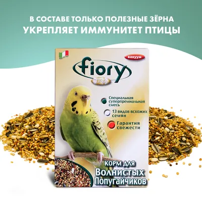 Fiory MIX Cocory корм для волнистых попугаев — купить по доступной цене с  доставкой